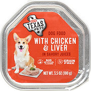 H-E-B Texas Pets Chicken & Liver in Savory Juices Wet Dog Food