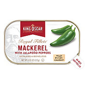 King Oscar Royal Fillets Mackerel with Jalapeno Peppers