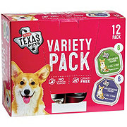 H-E-B Texas Pets Wet Dog Food - Grilled Chicken & Top Sirloin Variety Pack
