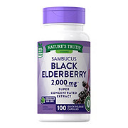 Nature's Truth Vitamins Sambucus Black Elderberry 1000 mg Capsules