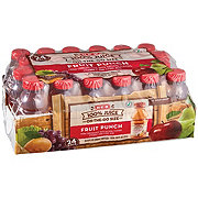H-E-B 100% Fruit Punch Juice 10 oz Bottles - Texas-Size Pack