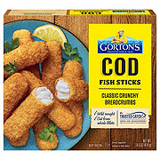 Gorton's Frozen Crunchy Breaded Cod Fish Sticks