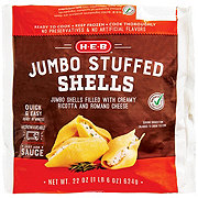 H-E-B Frozen Jumbo Stuffed Pasta Shells