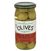 World Gourmet Organic Olives Stuffed with Red Peppers