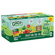 GoGo squeeZ Applesauce Pouches Variety Pack (Apple Apple, Apple Strawberry, Apple Banana)