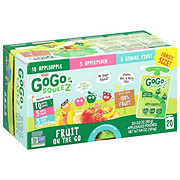 GoGo squeeZ Applesauce Pouches Variety Pack (Apple, Peach, Gimme Five)