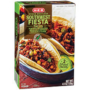 H-E-B Vegan Meatless Southwest Fiesta Tacos Frozen Meal