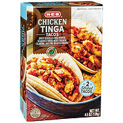 H-E-B Chicken Tinga Tacos Frozen Meal