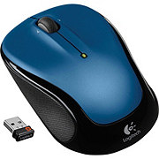 Logitech M325 Blue Wireless Mouse - Shop Keyboards & Mice at H-E-B