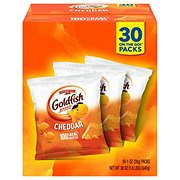 Goldfish Cheddar Crackers Snack Pack, 1 oz Multi-Pack Box