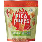 H-E-B Pica Puffs Chile Limón Pita Puff Crackers