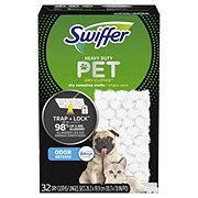 Swiffer Sweeper Pet Heavy Duty Dry Sweeping Cloth refills with Febreze Odor