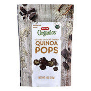 H-E-B Organics 60% Dark Chocolate-Covered Quinoa Pops