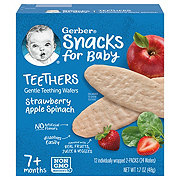 Gerber Snacks for Baby Teethers - Strawberry Apple & Spinach