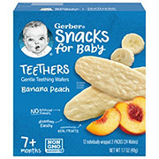 Gerber Snacks for Baby Teethers - Banana & Peach