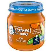 Gerber Natural for Baby 2nd Foods - Pear Carrot & Pea