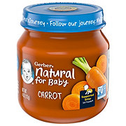 Gerber Natural for Baby 2nd Foods - Carrot