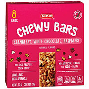 H-E-B Cranberry, White Chocolate & Raspberry Chewy Bars