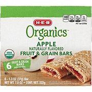 H-E-B Organics Fruit & Grain Bars - Apple