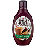 H-E-B Simple Chocolate-Flavored Syrup