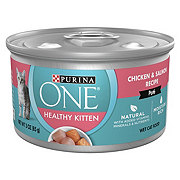 Purina ONE One Healthy Kitten Pate Wet Cat Food - Chicken & Salmon Recipe 