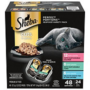 Sheba Perfect Portions Wet Cat Food Variety Pack - Seafood 