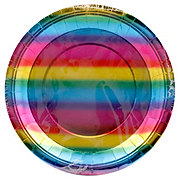 Creative Converting Rainbow Foil Plate, 8 in.