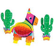 Creative Converting Fiesta Fun 3D Honeycomb Centerpiece Set