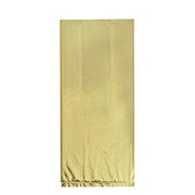 Unique Gold Foil Cello Bags, 5 x 11 in.