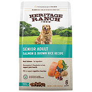 Heritage Ranch by H-E-B Senior Adult Dry Dog Food - Salmon & Brown Rice