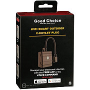 Good Choice Smart Wi-Fi Outdoor 2-Outlet Plug