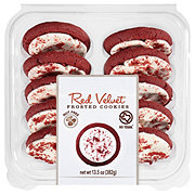 Rich's Red Velvet Frosted Cookies