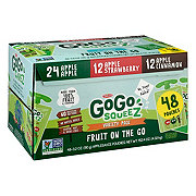 GoGo squeeZ Applesauce Pouches Variety Pack (Apple, Cinnamon, Strawberry)