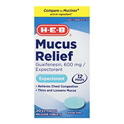 H-E-B Mucus Relief Expectorant Tablets
