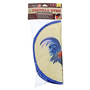 La Tortilla Oven Rooster Fabric Tortilla Warmer