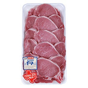 H-E-B Bone-In Center Loin Pork Chops - Texas-Size Pack