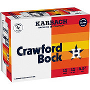Karbach Crawford Bock Beer 12 oz Cans