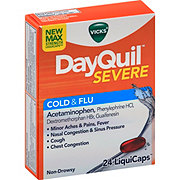 Vicks Dayquil Severe Cold & Flu Liquicaps Non-Drowsy