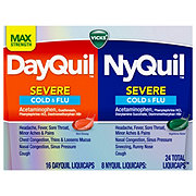 Vicks DayQuil + NyQuil SEVERE Cold & Flu Combo Pack