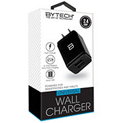 Bytech Dual USB Wall Charger - Black
