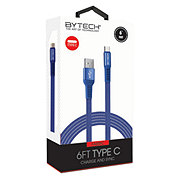 Bytech USB Type-C Charging Cable - Blue