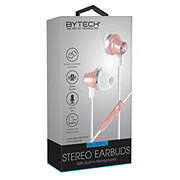 Bytech Stereo Earbuds - Rose Gold