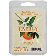 ScentSationals Energy Orange & Vanilla Scented Wax Cubes, 6 Ct