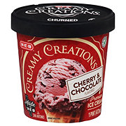 H-E-B Creamy Creations Cherry & Chocolate Ice Cream