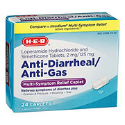 H-E-B Anti-Diarrheal Anti-Gas Caplets