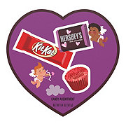 Hershey's, Reese's & Kit Kat Assorted Chocolate Valentine's Candy Heart Gift Box