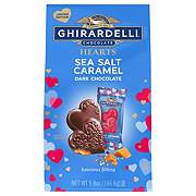 Ghirardelli Sea Salt Caramel Dark Chocolate Hearts Valentine's Candy