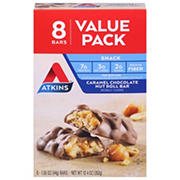 Atkins Caramel Chocolate Nut Roll Bars