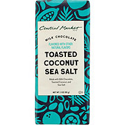 Central Market Milk Chocolate Bar - Coconut Black Lava Sea Salt