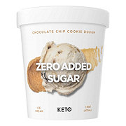 Keto Pint Zero Sugar Added Chocolate Chip Cookie Dough Ice Cream